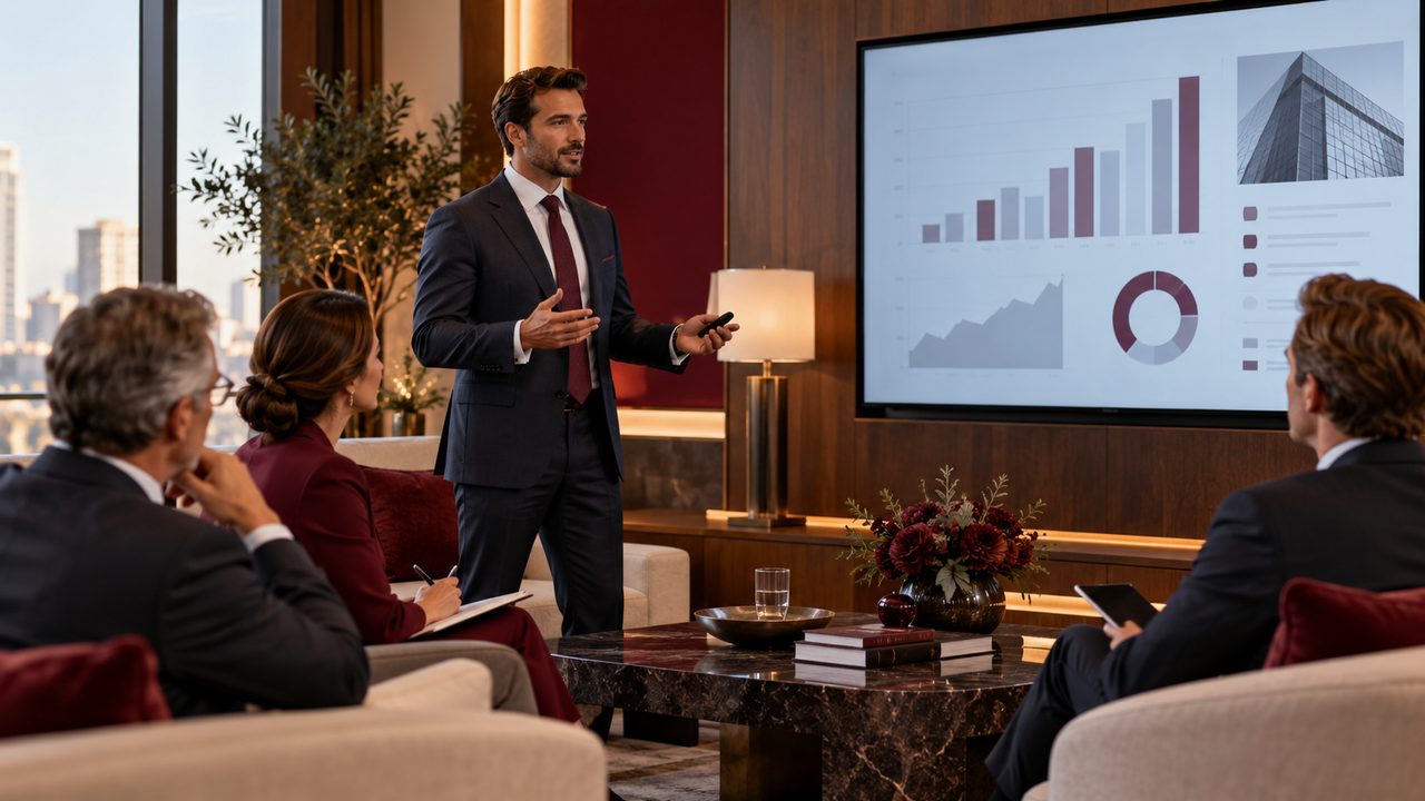 Investor presentation preparation for capital raising